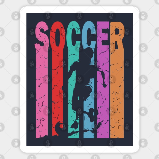Soccer - Football - Retro Typographic Design Sticker by TuncGK